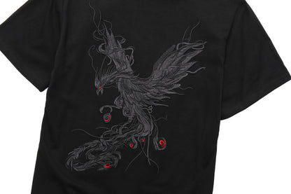 KH617 Rebirth of the Phoenix Embroidery Tee