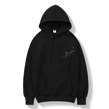 KH9202 Raging Panther Embroidery Hoodie