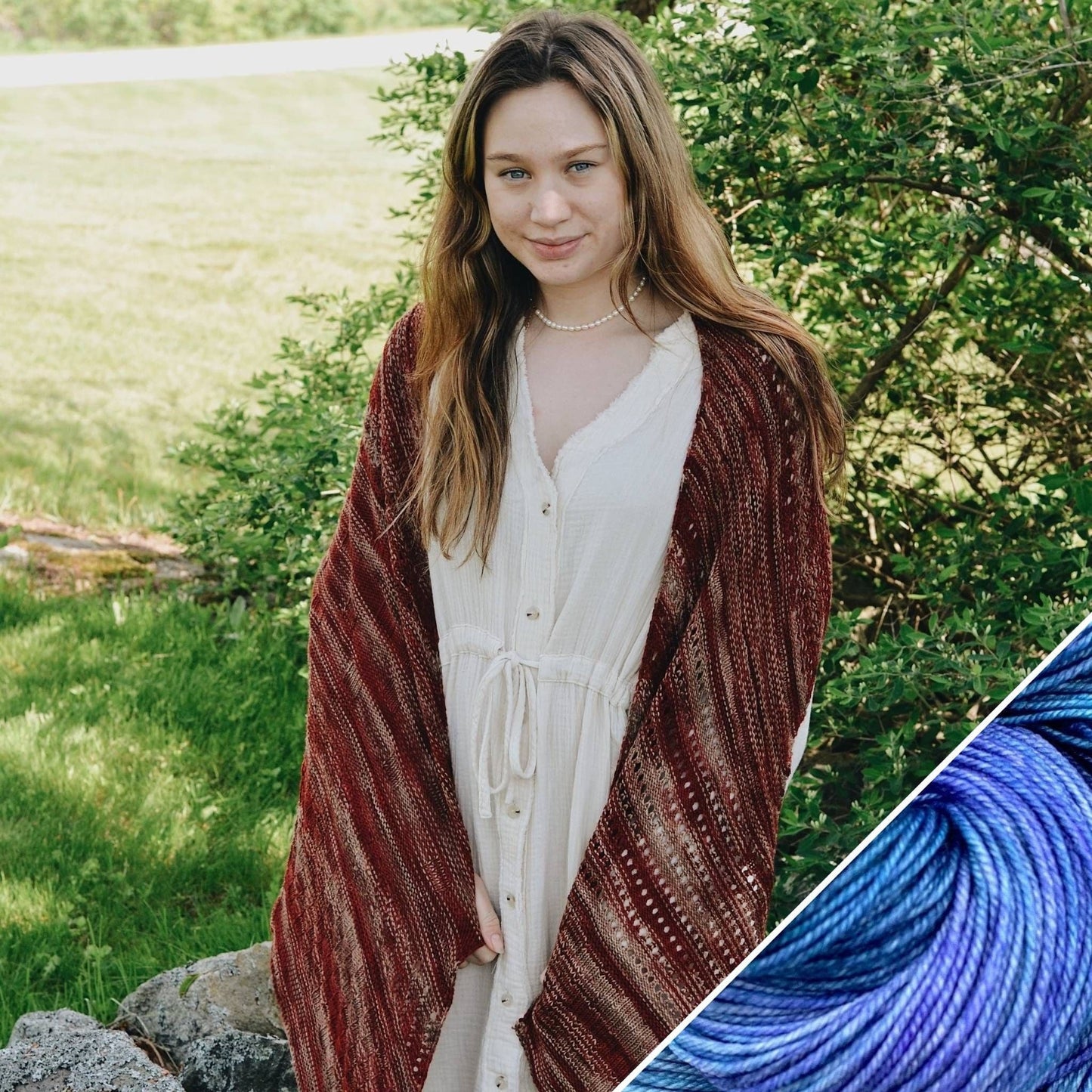 The Madeleine Shawl Knit-A-Long Kit