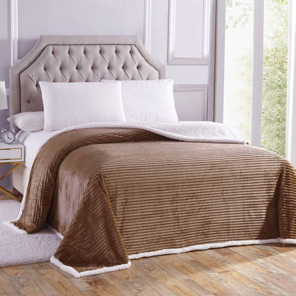 Luxurious Reversible Designer Sherpa