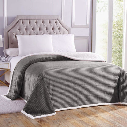 Luxurious Reversible Designer Sherpa