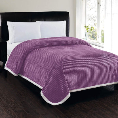 Luxurious Reversible Designer Sherpa