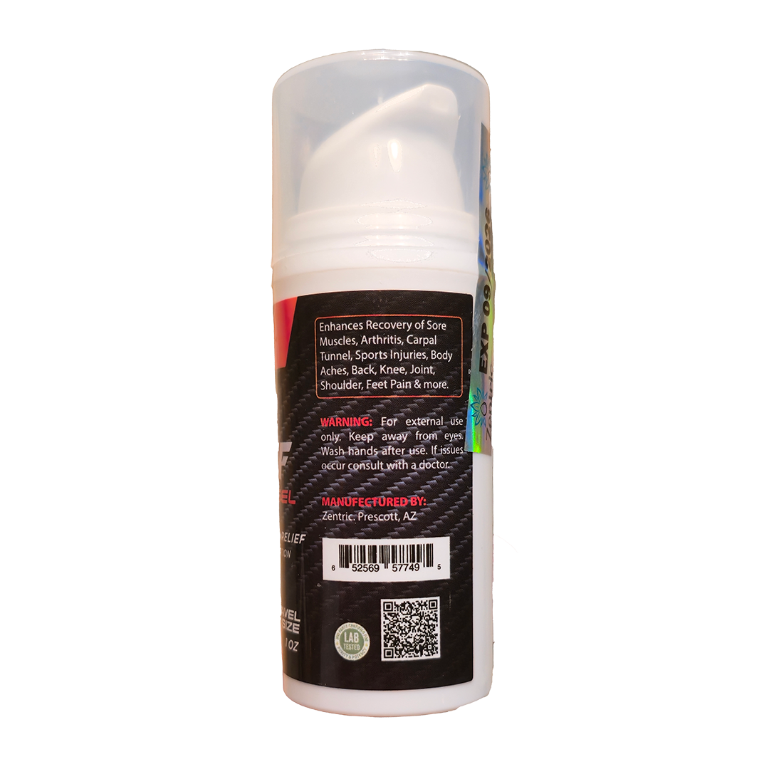 Max Relief Recovery Gel Travel 945mg CBD 225 CBG 1oz-1