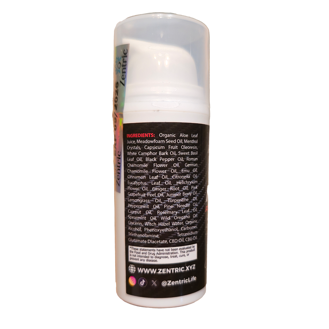 Max Relief Recovery Gel Travel 945mg CBD 225 CBG 1oz-2