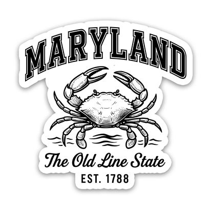 Maryland Sticker - The Old Line State