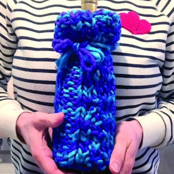 Mermaid Party Wine Sleeve Knit & Crochet Kit