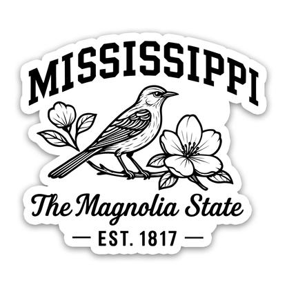 Mississippi Sticker - The Magnolia State