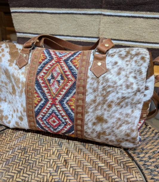 Myra Brown Splash Mini Duffle/ Purse