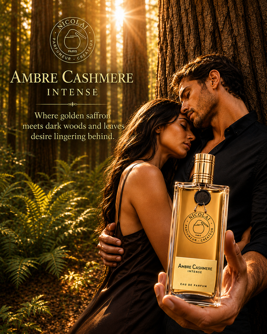 Ambre Cashmere Intense by Nicolai Eau De Parfum Spray (Unisex) 3.4 oz for Women