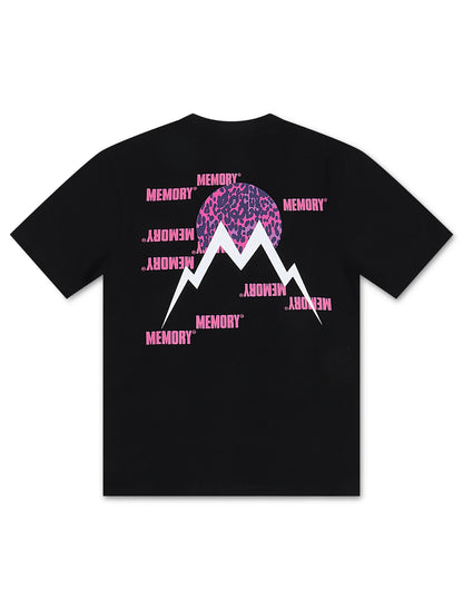 Memory Lane Scatter Logo Tee - Black