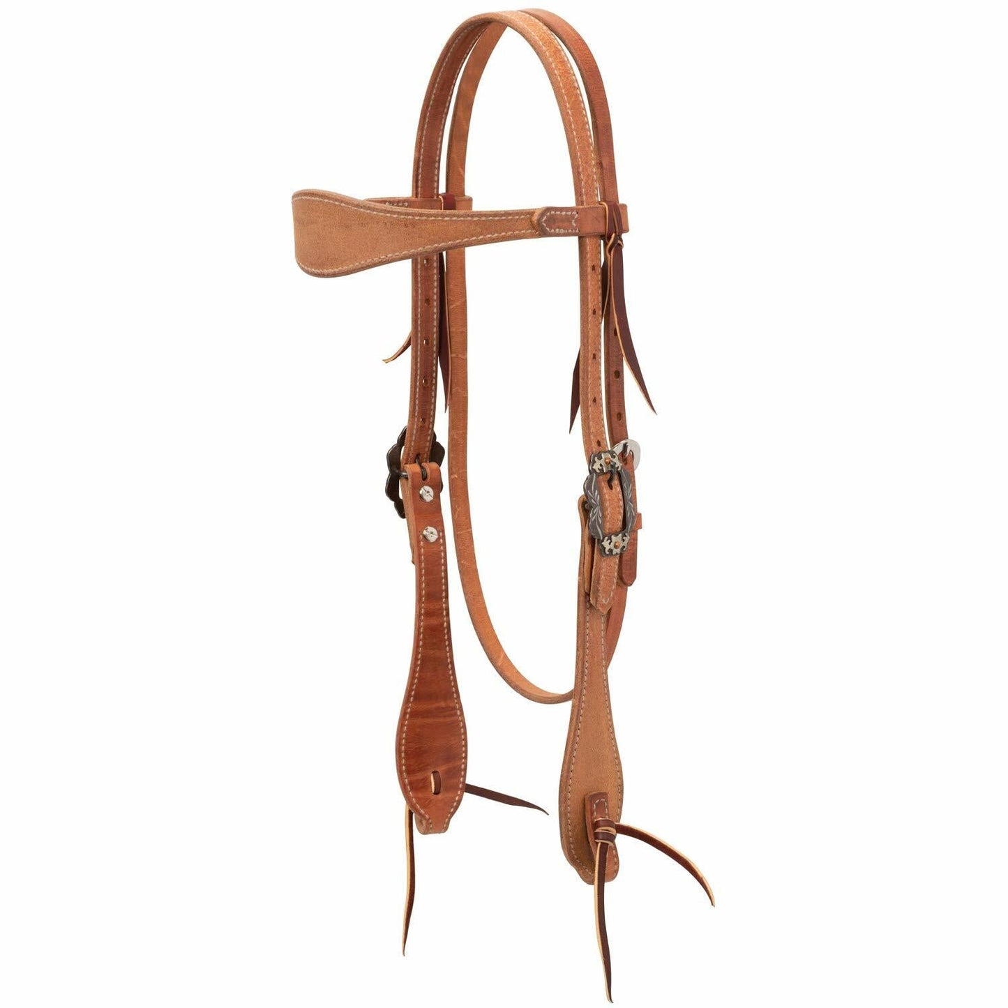 Rough Out Russet Harness Leather Browband Headstall
