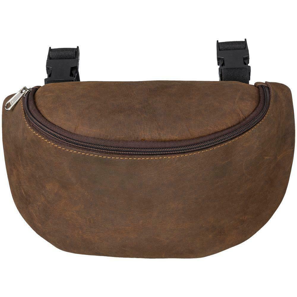 TOUGH1 SOFT LEATHER SADDLE POUCH