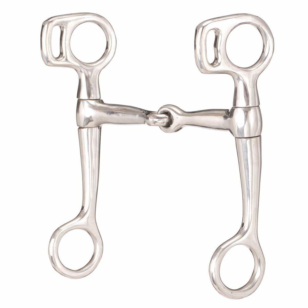 Tough 1 Stainless Steel Snaffle Bit Mouth, 3 3/4-Inch