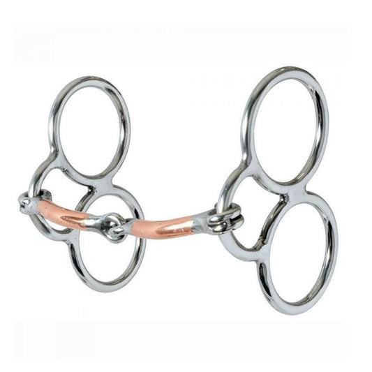 Reinsman 374 Gentle Guide 2-Piece Smooth Snaffle Bit - Stage B