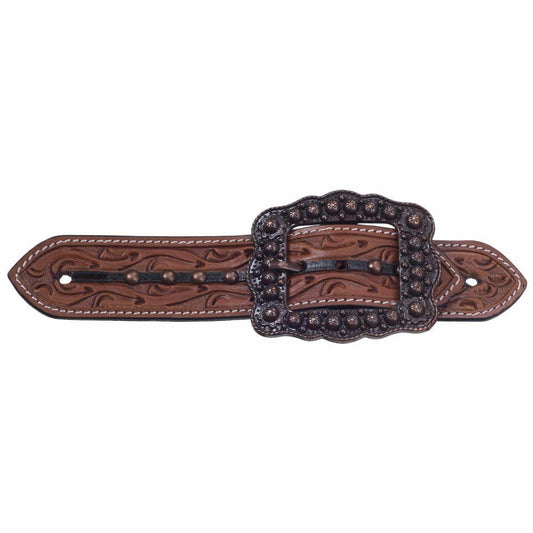 Tough 1 Silver Royal Cooper Belt Adult Spur Straps