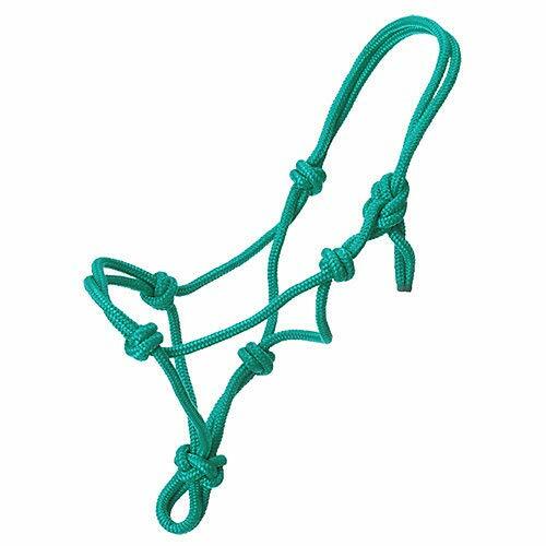 Tough 1 Miniature Poly Rope Tied Halter Med Tur