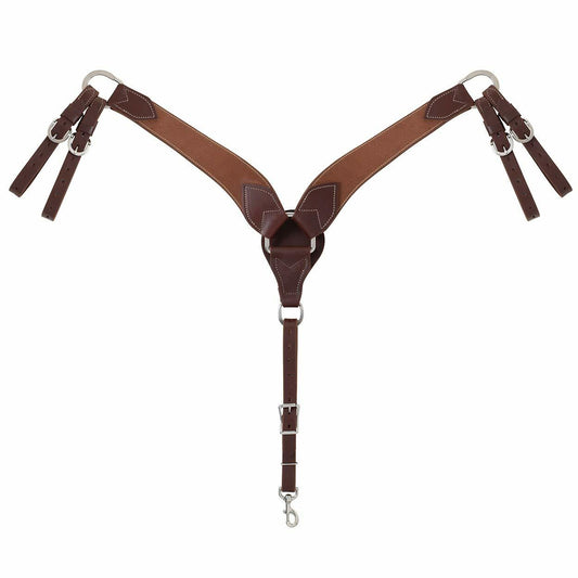 Weaver Canyon Rose Rough Out Oiled Roper Beast Collar