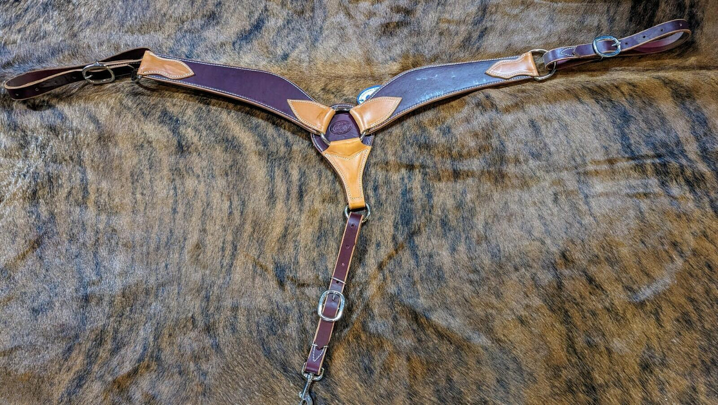 CST Wide Roper Breastcollar - 3"