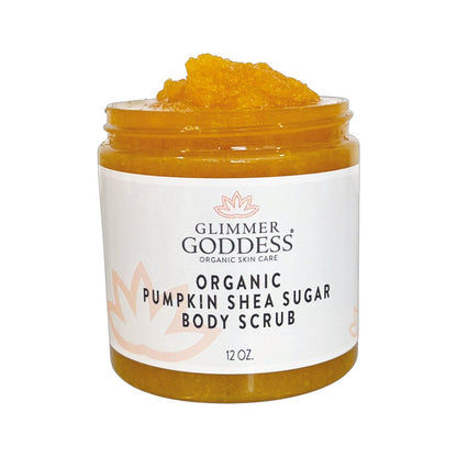 Organic Pumpkin Shea Sugar Body Scrub – Fall Scented Exfoliator-0