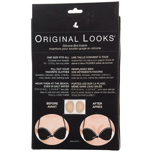 Original Looks Silicone Bra Inserts And Enhancers