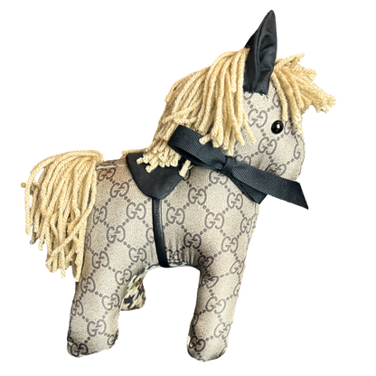 GG Vintage Silk Scarf Noble Pony