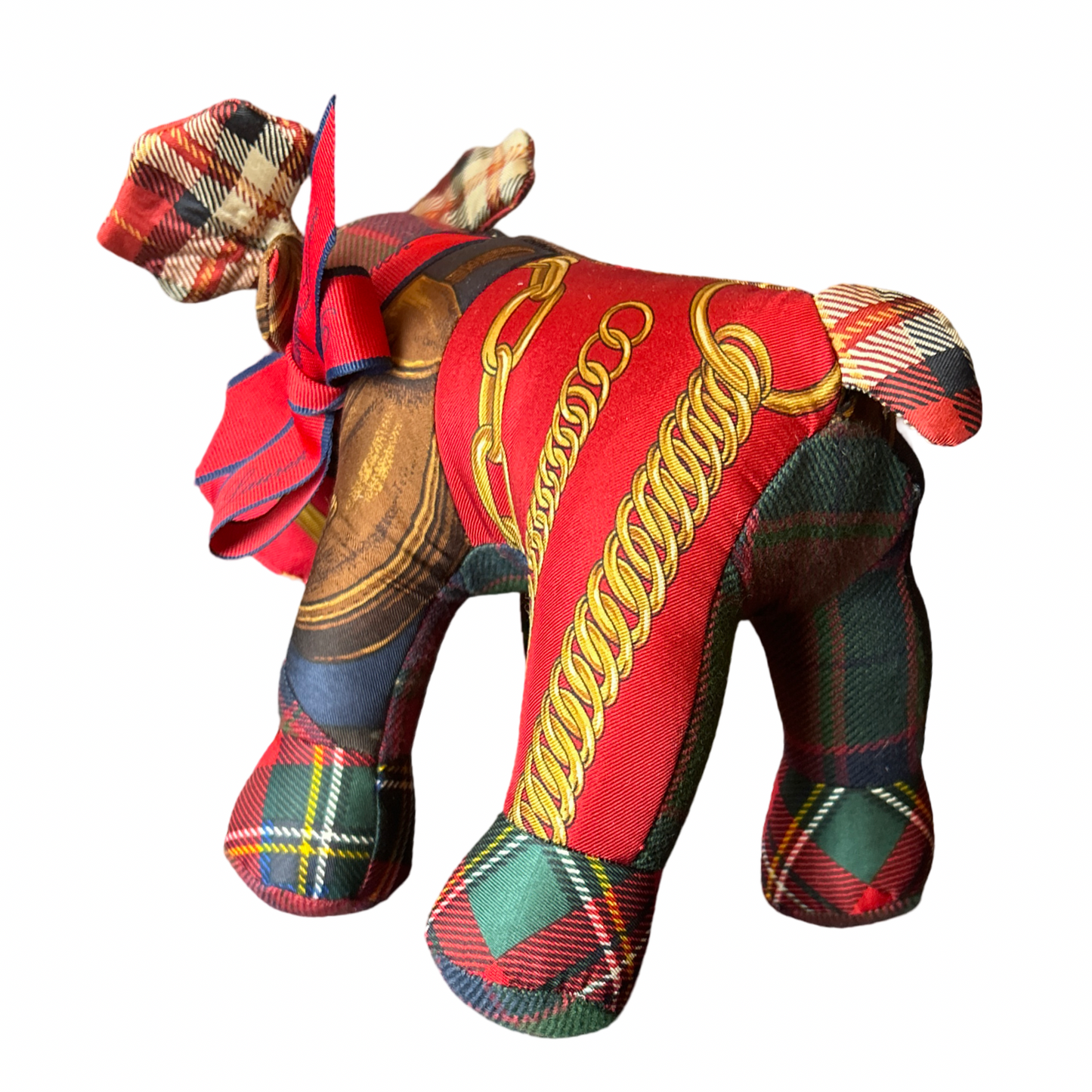 Equestrian Vintage Silk Scarf Majestic Moose