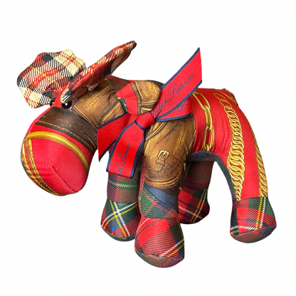 Equestrian Vintage Silk Scarf Majestic Moose