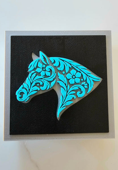 Baha Ranch 3D Tooled Gift Box - choice of colors and sizes