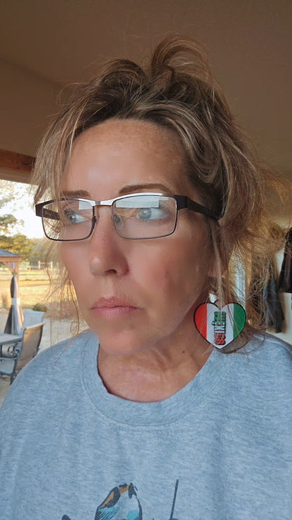 3D Print Mexico Theme Earrings Or Key Chain