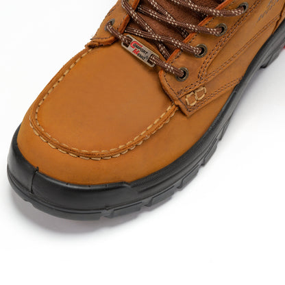 ROCKROOSTER Zumbro 6 inch Wide Steel Toe, Rubber Outsole, EH Protection,, ASTM 2413, Work Boots AK370