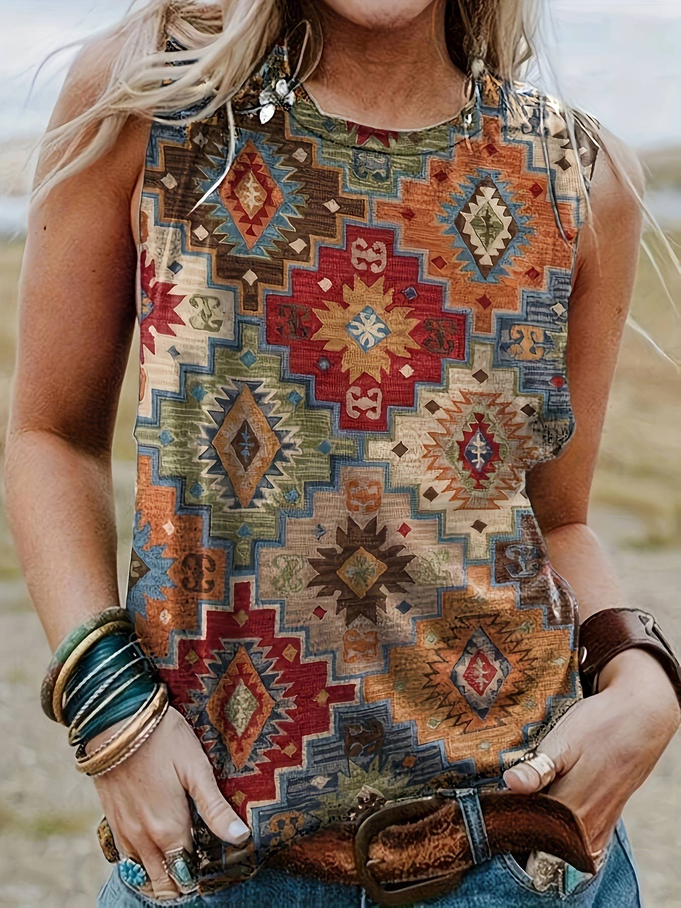 Women's Western Rodeo Graphic Tank Top – Cowboy Style