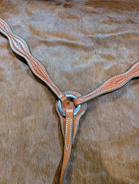 Leather 3 piece Breast Collar