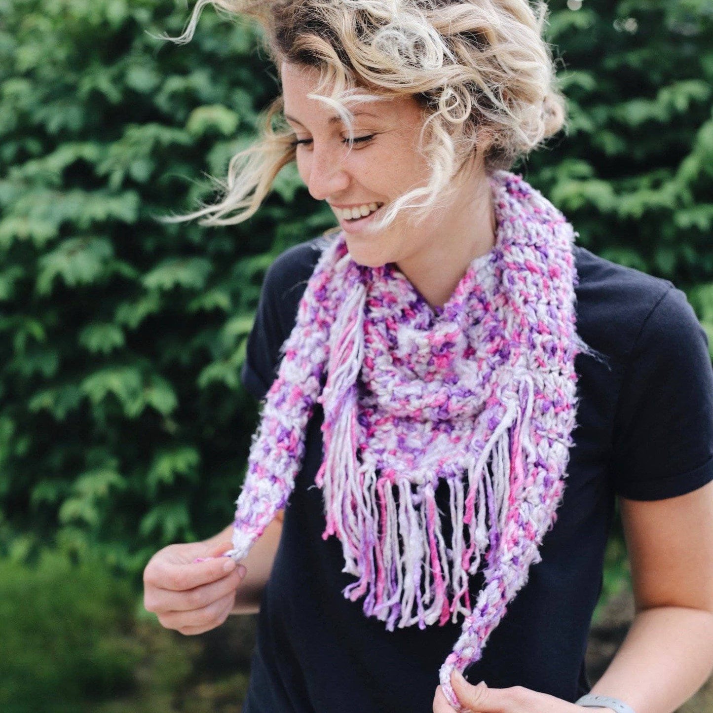 Simple + Quick Banana Scarf Crochet Kit