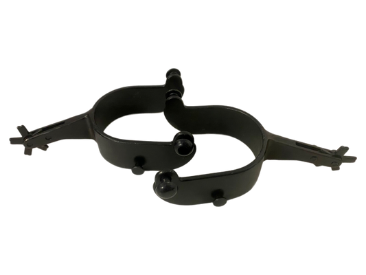Youth Bull Riding Spurs – 15 Degree Offset Spurs for Control & Performance | Rowdy Rowels