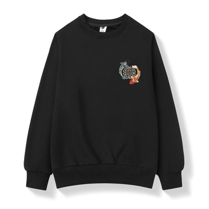 SW9008 YinYang Koi Embroidery Sweater