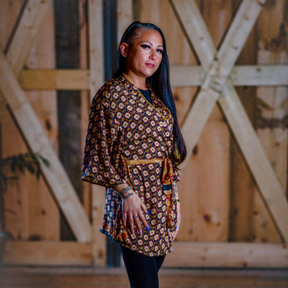The Charlotte - Short Sari Robe