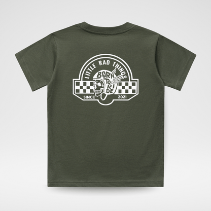 TIL DEATH DO WE RIDE TEE - OLIVE