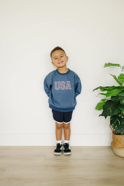 USA Stars Crewneck Sweatshirt