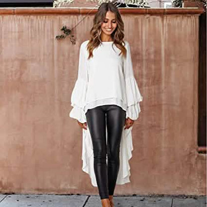 Women's Lantern Long Sleeve Casual Top