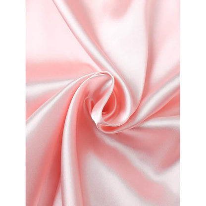 Women's Loungewear Pajamas Sets Pure Color Silk Simple Soft Shirt Pant