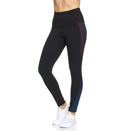 Women's Rubber Dotted High Waist Full Length Legging