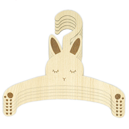 Wooden Animal Baby Hangers, Wooden Baby Closet Hangers